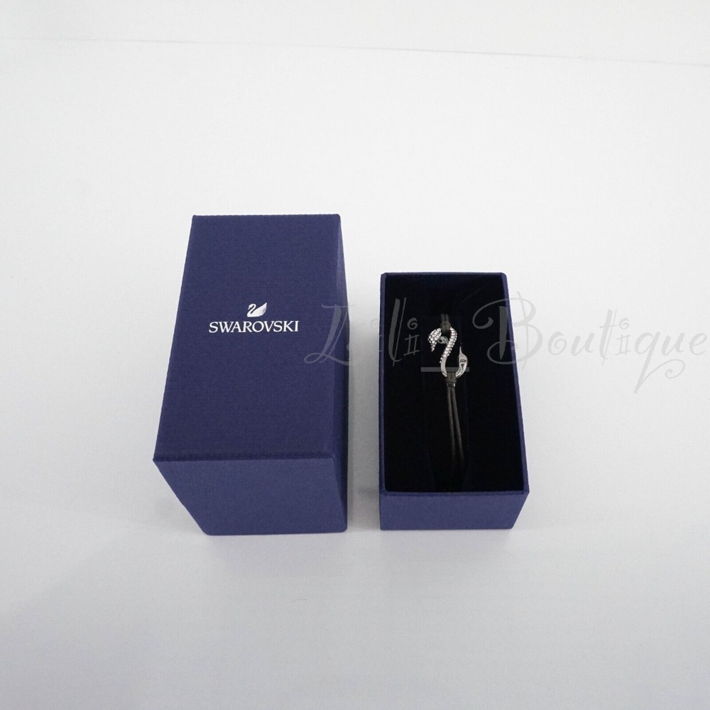 Swarovski Power Collection Bracelet 5511777 Crystals Ruthenium Plated Grey NIB